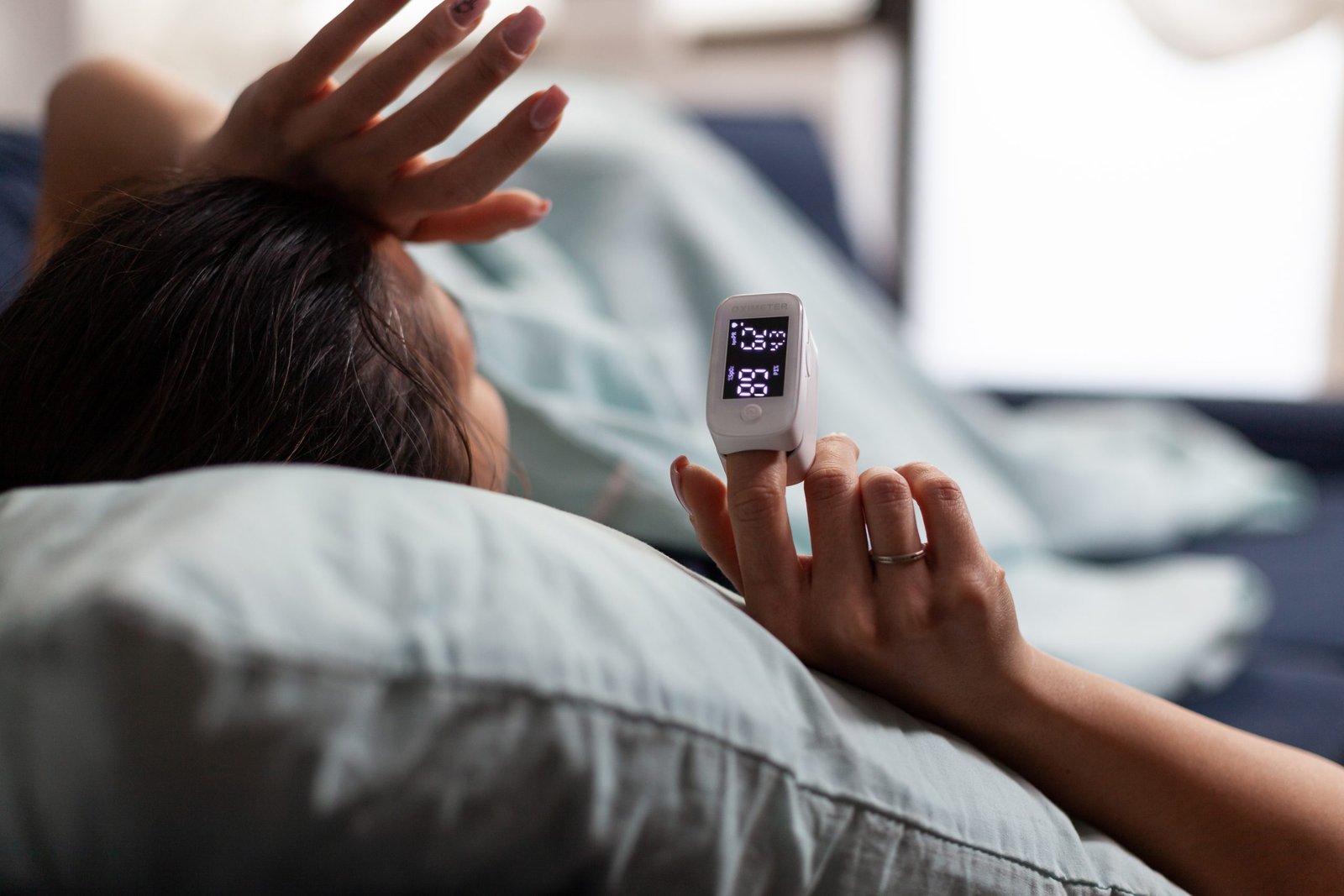 Oxygen measurement with a pulse oximeter